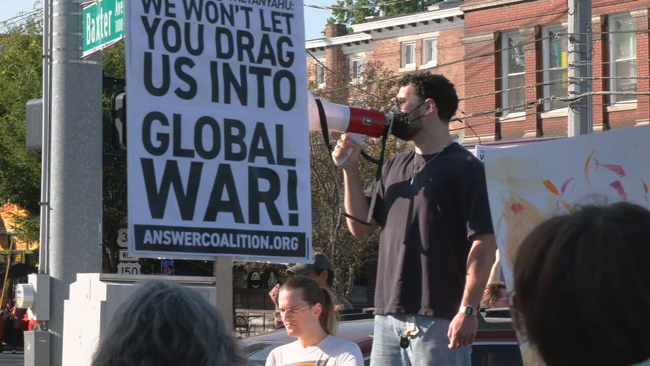 LOCAL IRAN ATTACK PROTEST
